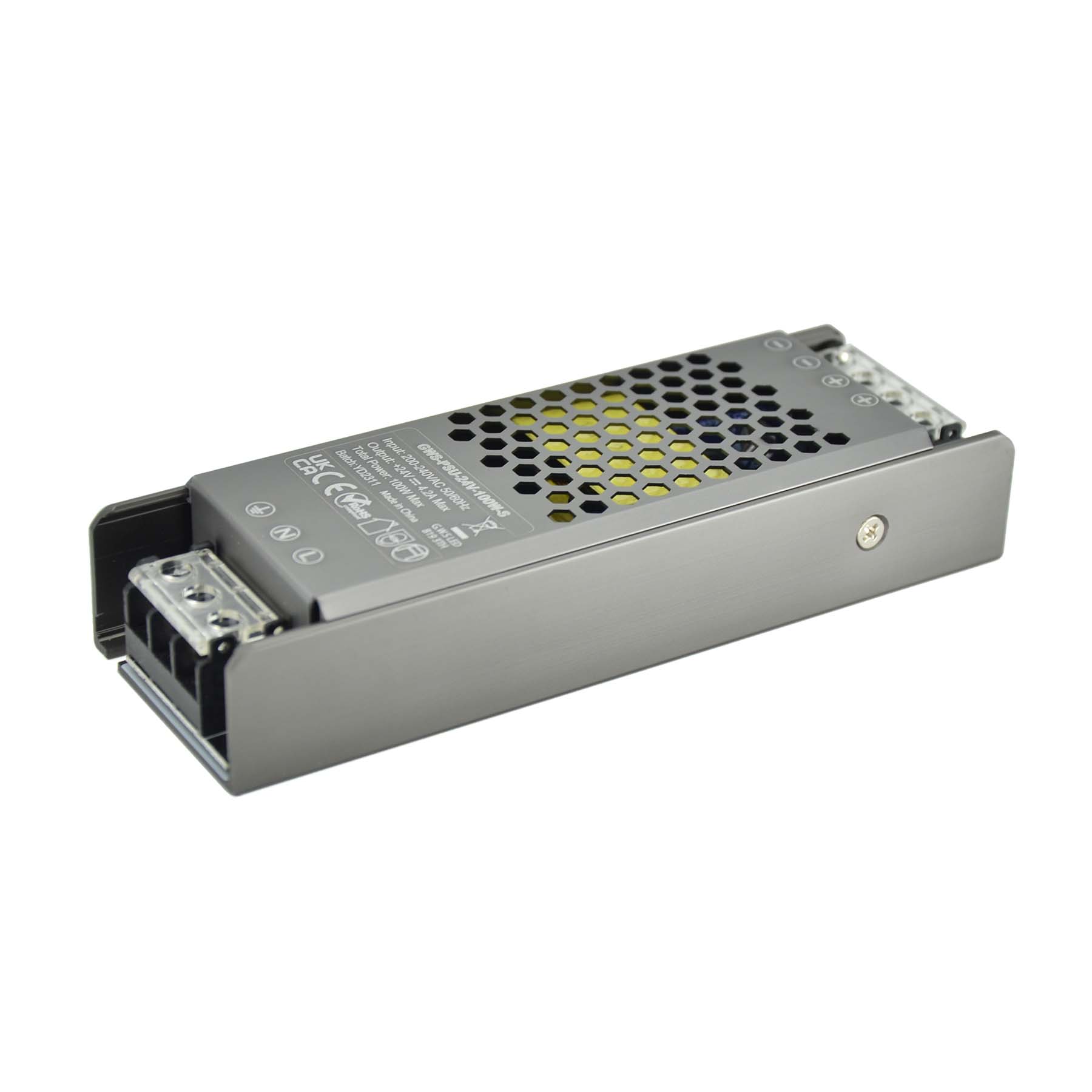 G.W.S. LED 24V / 100W LED Slim Driver 24V 100W Non-Waterproof