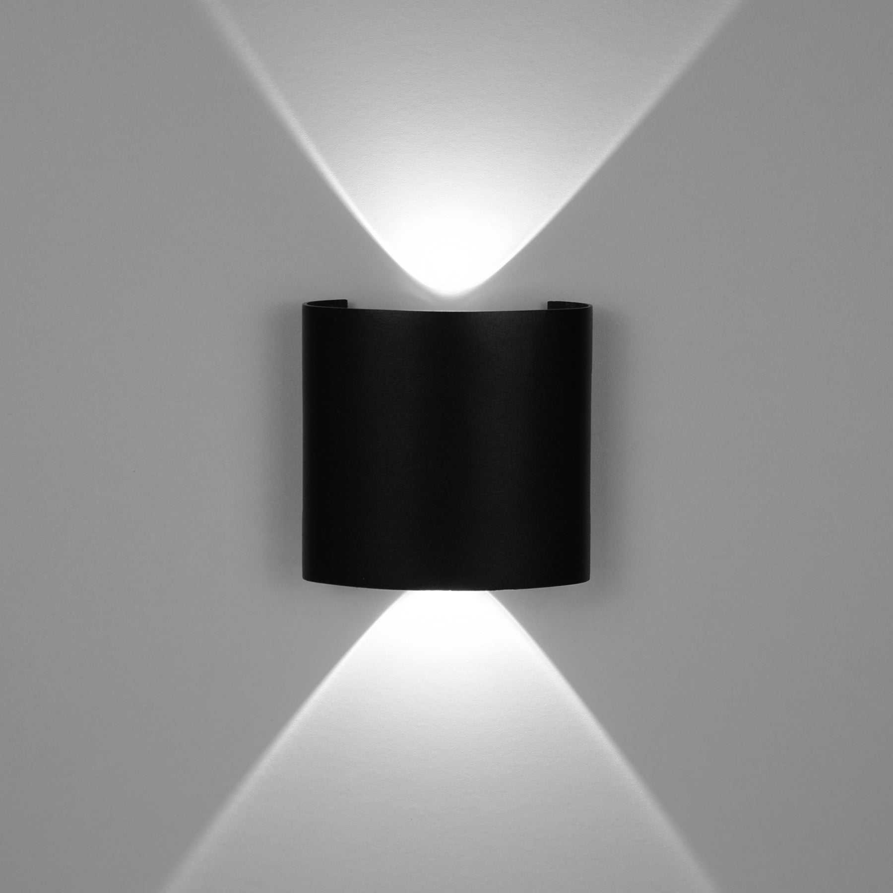 G.W.S. LED LED Wall Lights Black 2W LED Up and Down Wall Light (WL-T2)