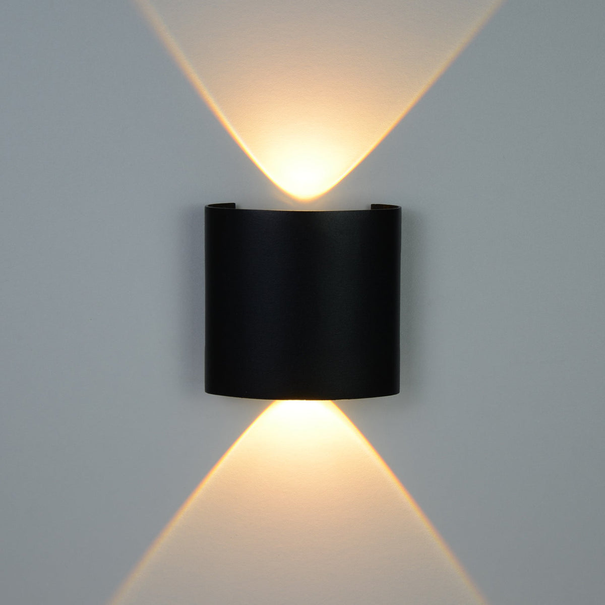 G.W.S. LED LED Wall Lights Black 2W LED Up and Down Wall Light (WL-T2)