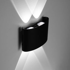 G.W.S. LED LED Wall Lights Black 4W LED Up and Down Wall Light (WL-T4)