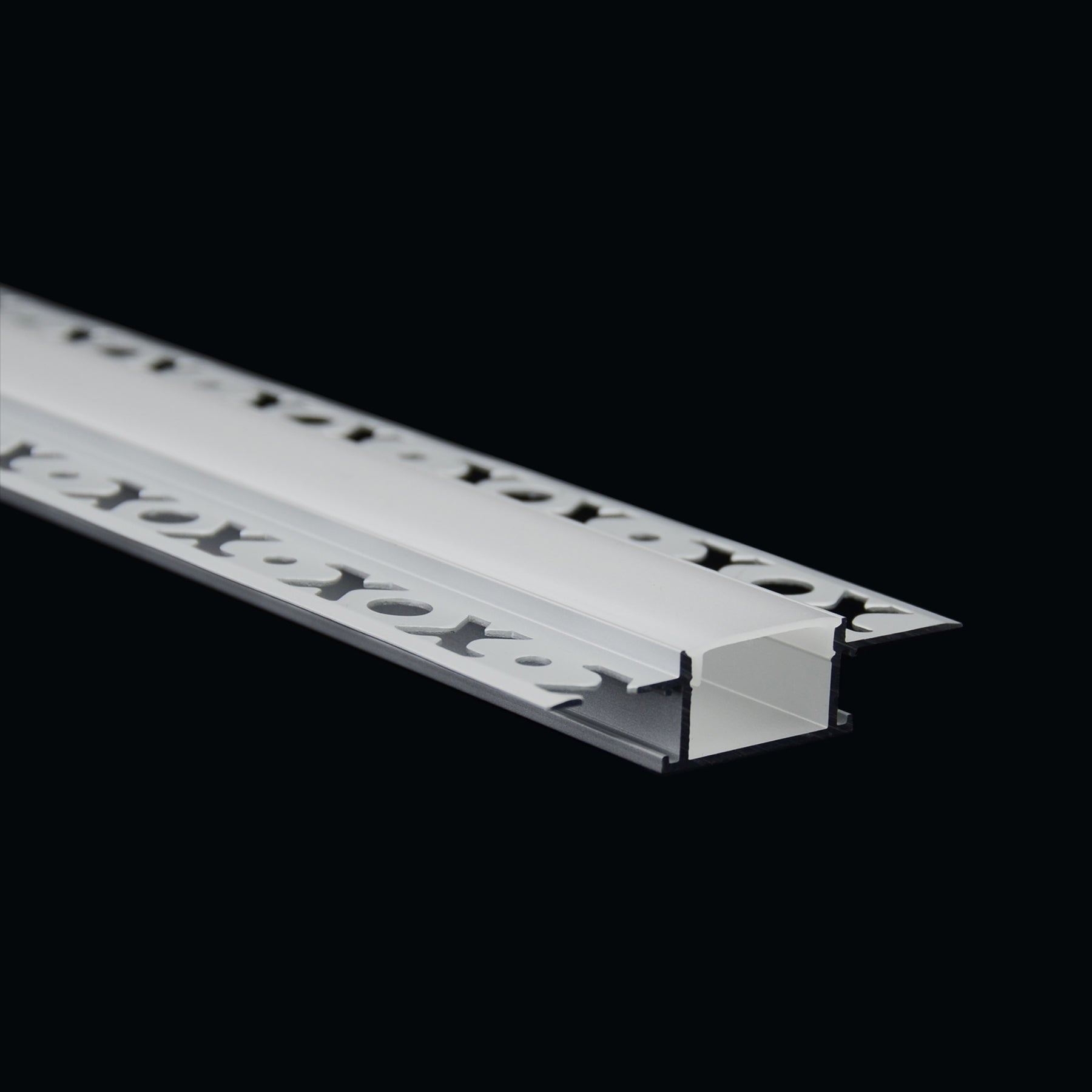 G.W.S. LED Plaster-In Trimless Recessed LED Aluminium Profile 61.45x14mm (122-C6214)
