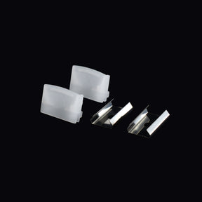 G.W.S. LED Slim Surface Mounted Invisible Brackets LED Aluminium Profile 16.2x11mm (570)