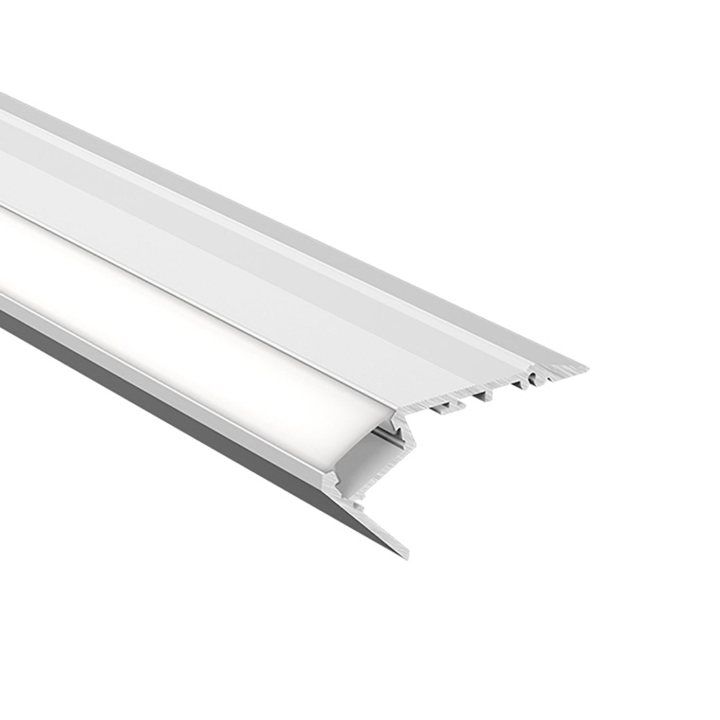 G.W.S. LED Stair Nosing LED Aluminium Profile 53.7x25mm (630)