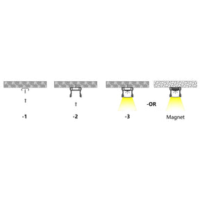 G.W.S. LED Surface Mounted LED Aluminium Profile 17x14.3mm (571)