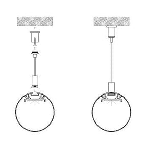 G.W.S. LED Suspended LED Aluminium Profile 58.7x59.1mm (639)