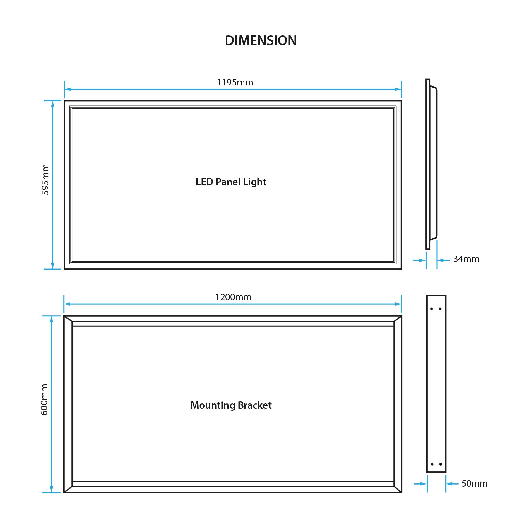 G.W.S LED Wholesale 595x1195mm LED Panel Lights LED Backlit Panel Light 595x1195mm 84W White Frame