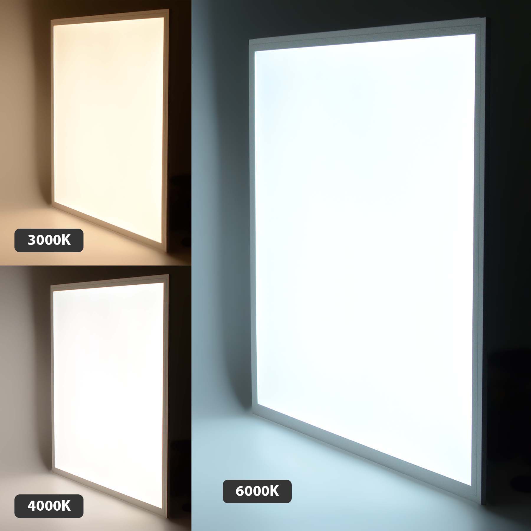 G.W.S LED Wholesale 595x595mm LED Panel Lights LED Backlit Panel Light 595x595mm 42W White Frame