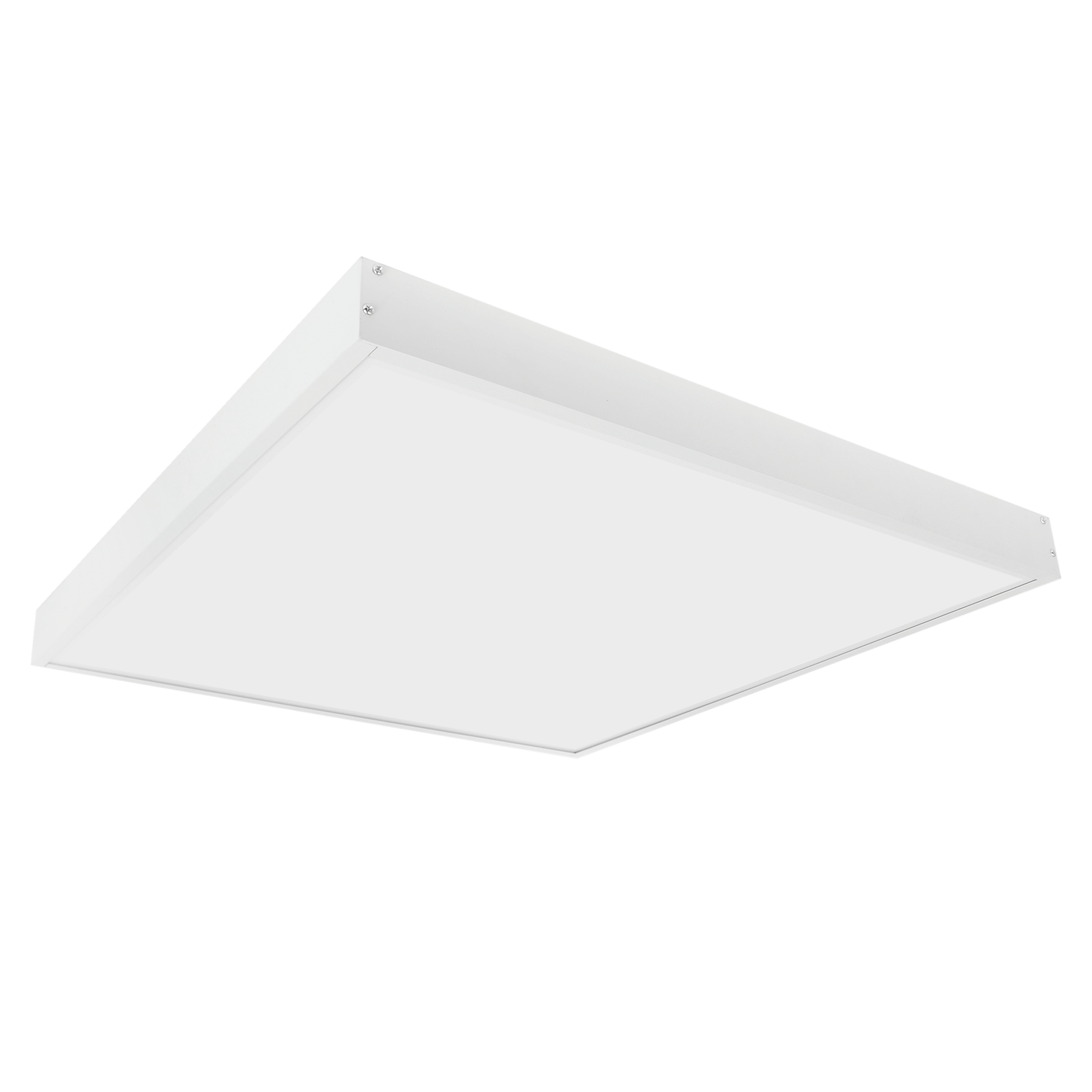 G.W.S LED Wholesale 595x595mm LED Panel Lights Surface Mounted (With Mounting Frame Kit) / 3CCT (3000K+4000K+6000K) / No LED UGR Panel Light 595x595mm 42W 3CCT White Frame