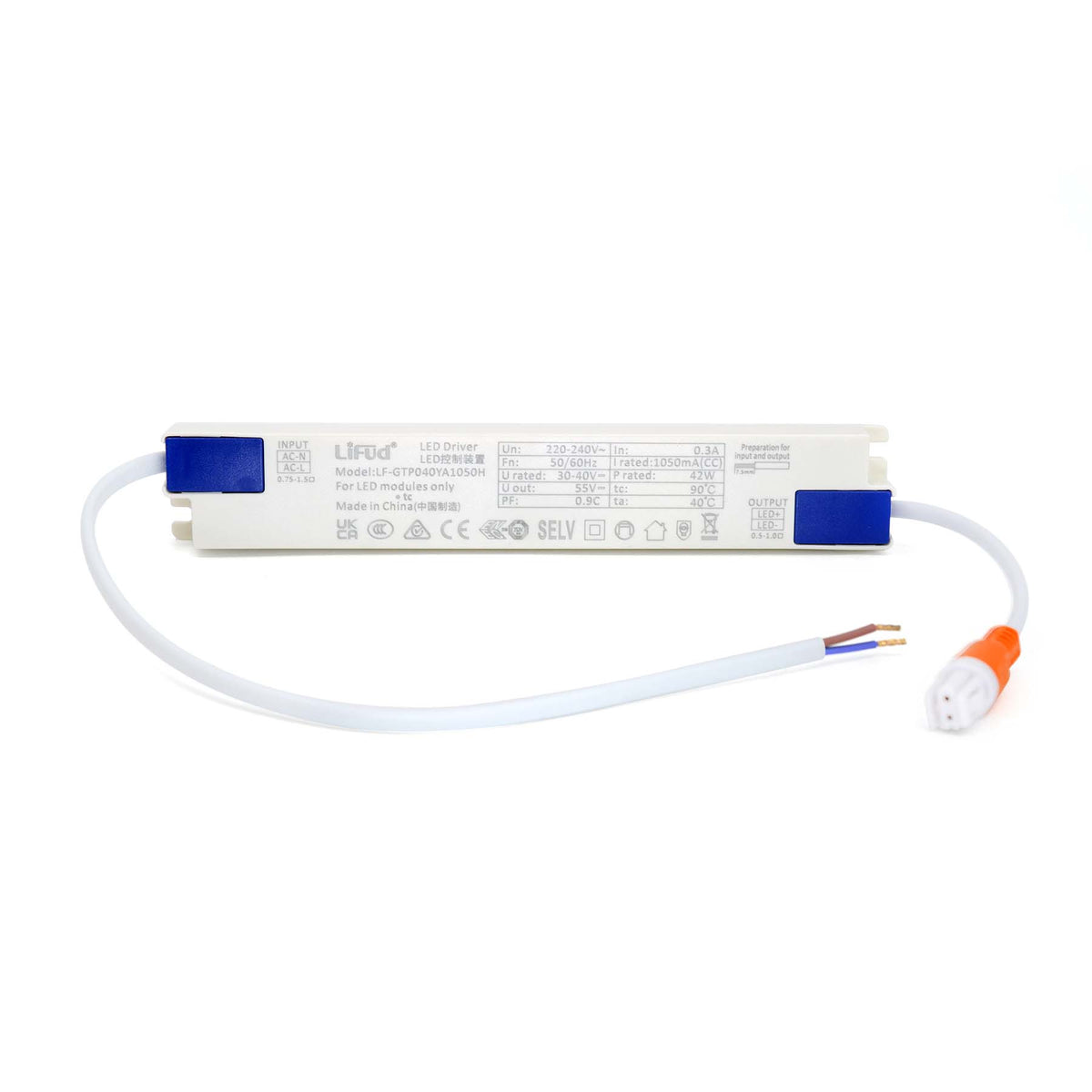 G.W.S LED Wholesale LED Drivers/LED Power Supplies Lifud LED Slim Linear Constant Current Driver Non-Dimmable 42W