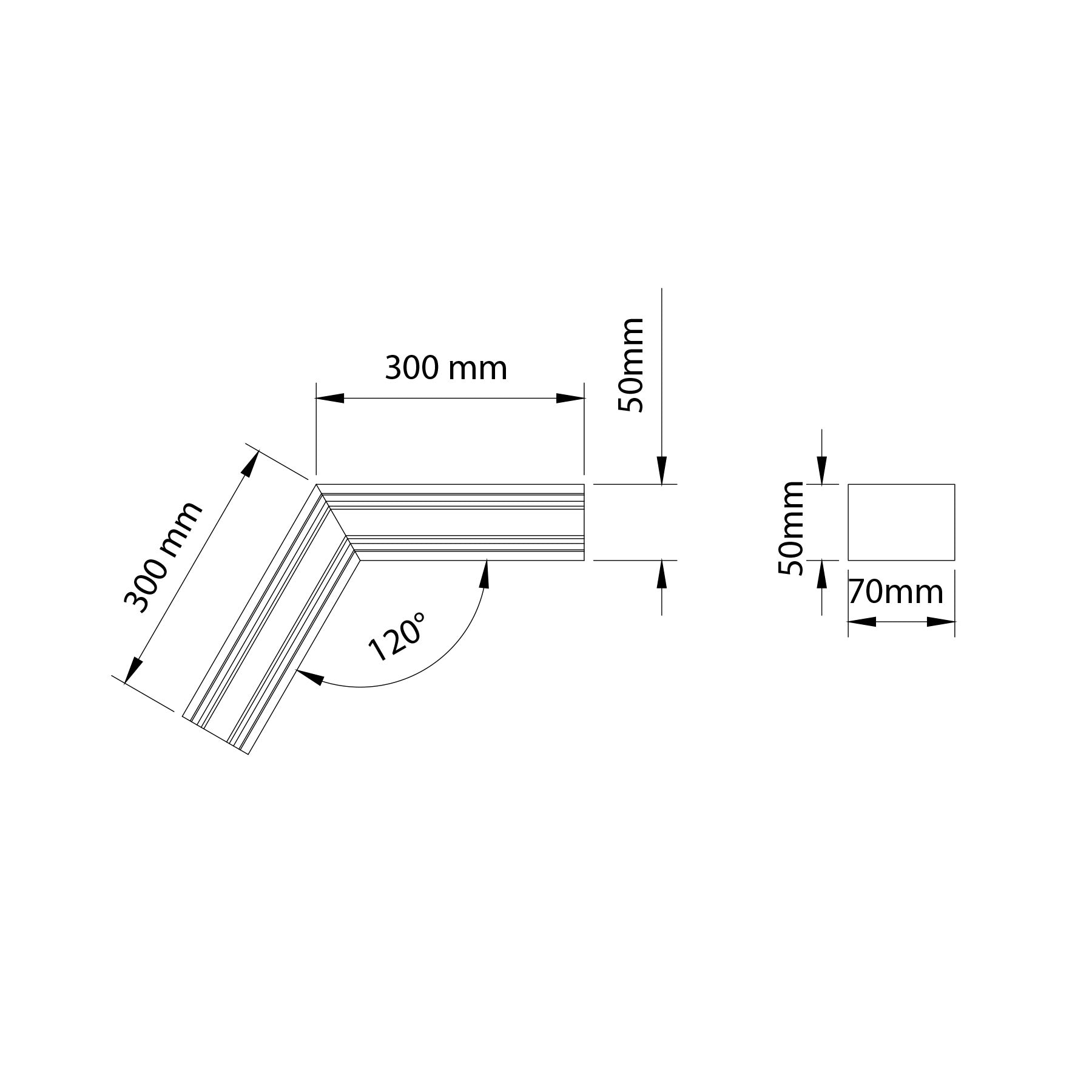 G.W.S LED Wholesale LED Linear Lights LED Linear Light 120° L Shape Connector