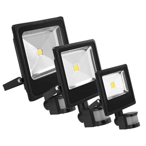 G.W.S LED Wholesale Ltd. Slim LED Floodlights 80W / Warm White (3500K) / PIR Motion Sensor Slim LED Flood Light With PIR Motion Sensor