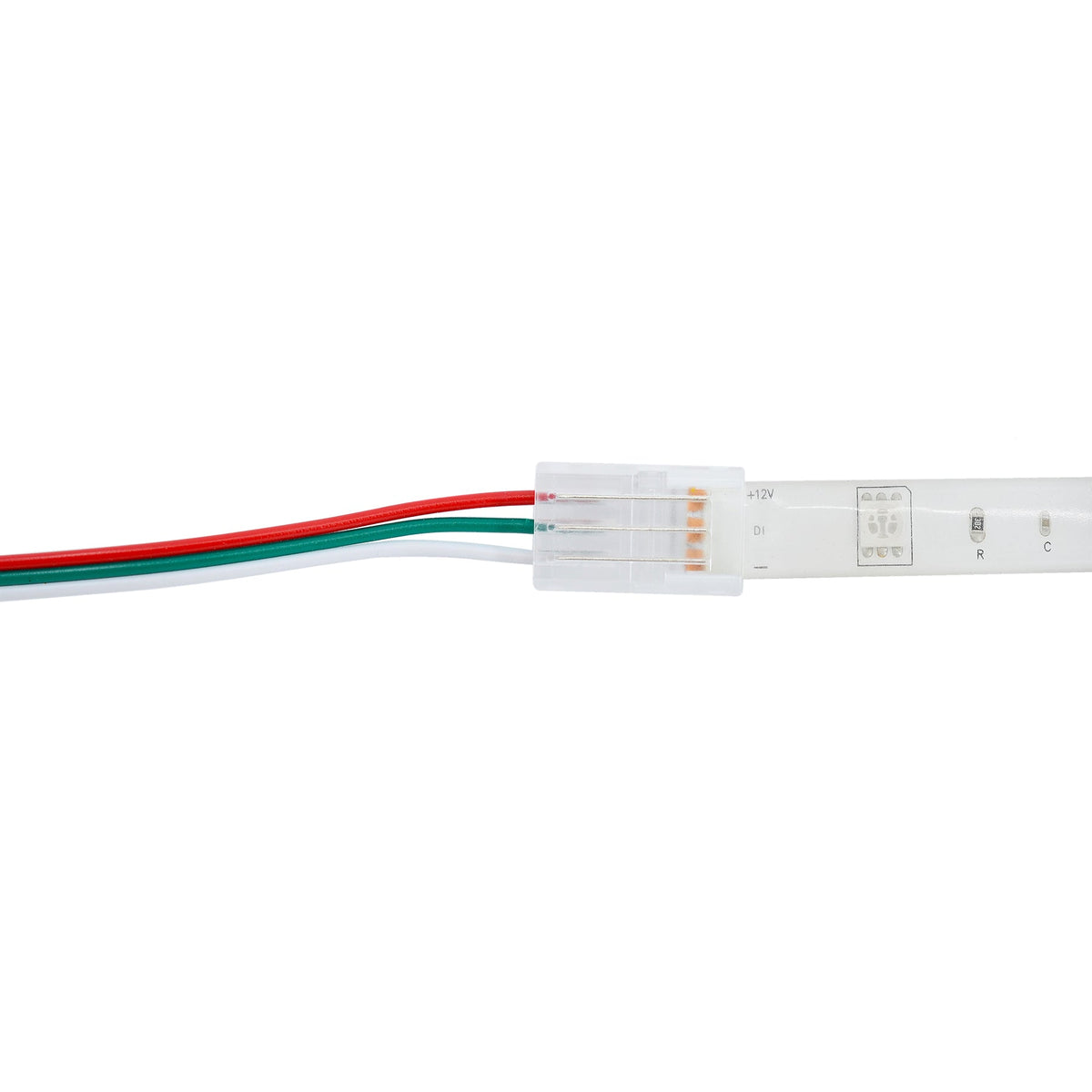 G.W.S LED Wholesale Strip Connectors 10mm / 3 Pin CCT/Pixel / 5 3 Pin 1 End Wire Connector For CCT/Pixel LED Strip Lights