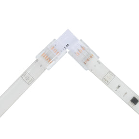 G.W.S LED Wholesale Strip Connectors 10mm / 3 Pin CCT/Pixel / 5 3 Pin L Shape Connector For CCT/Pixel LED Strip Lights
