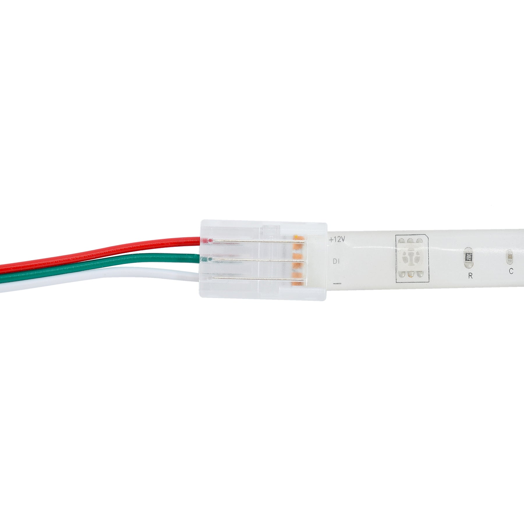 G.W.S LED Wholesale Strip Connectors 3 Pin CCT/Pixel / 10mm / 5 3 Pin Strip to Wire Connector For CCT/Pixel LED Strip Lights