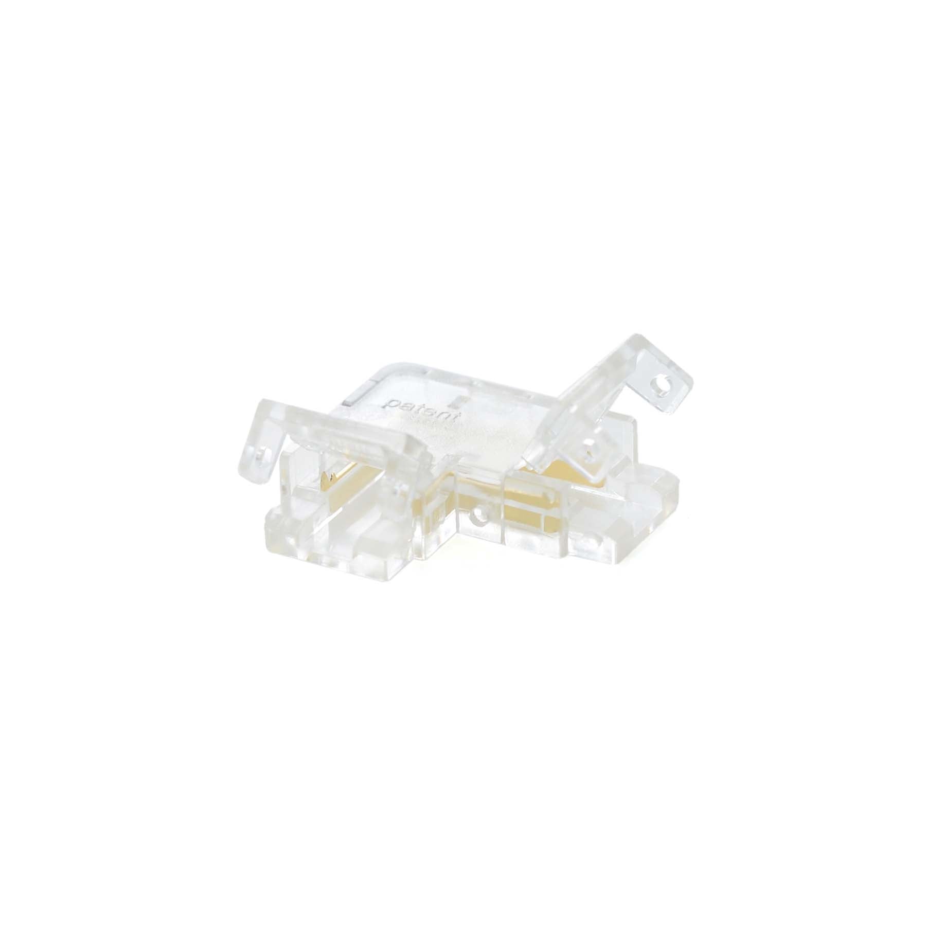 G.W.S LED Wholesale Strip Connectors L Shape Corner Connector For DC LED Strip Lights, Pack of 5