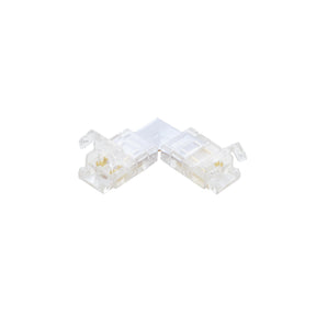 G.W.S LED Wholesale Strip Connectors L Shape Corner Connector For DC LED Strip Lights, Pack of 5