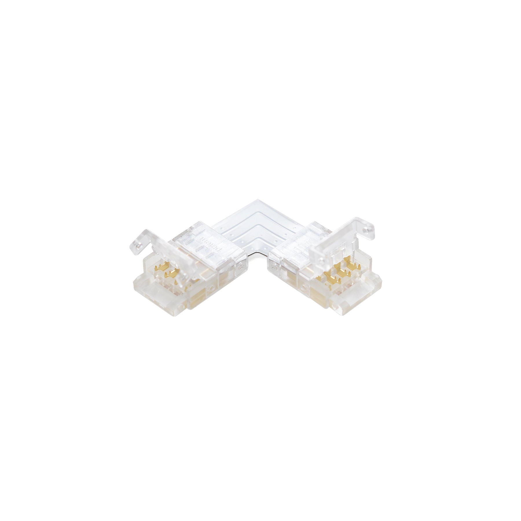 G.W.S LED Wholesale Strip Connectors L Shape Corner Connector For DC LED Strip Lights, Pack of 5