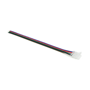 G.W.S LED Wholesale Strip Connectors Quick Fit Solderless 1 End Wire Cable For DC LED Strip Lights