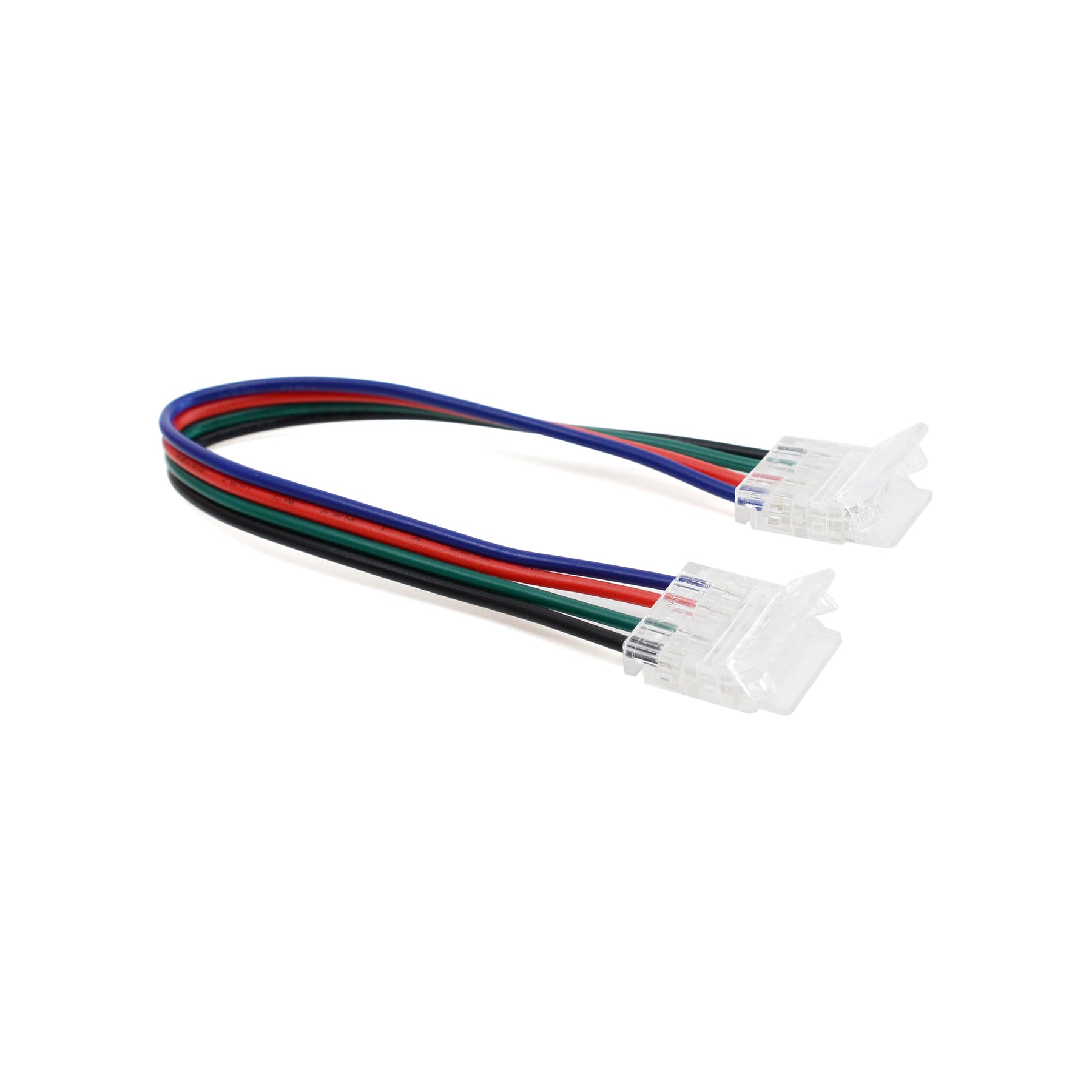 G.W.S LED Wholesale Strip Connectors Quick Fit Solderless 2 End Wire Cable For DC LED Strip Lights