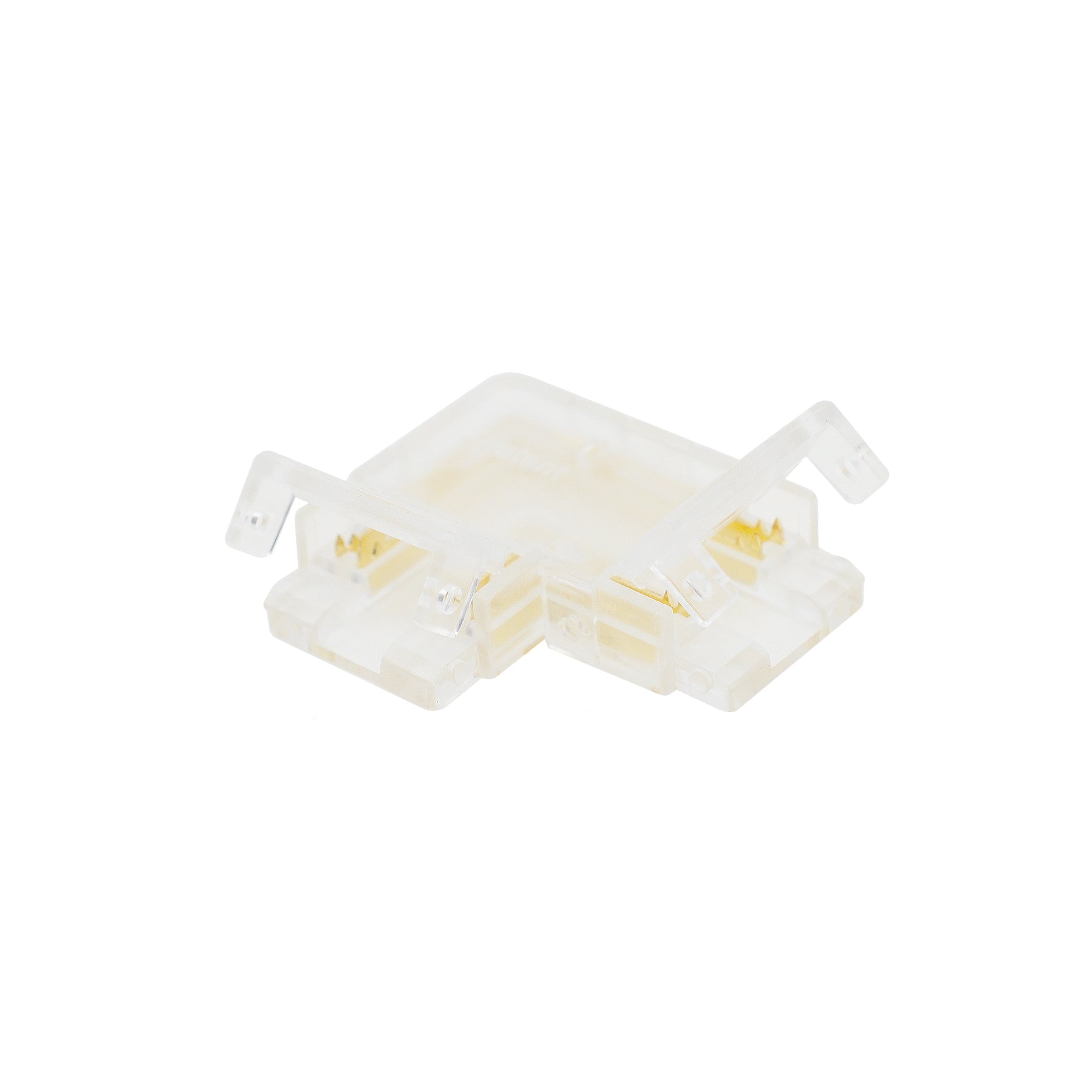 G.W.S LED Wholesale Strip Connectors Quick Fit Solderless L Shape Corner Connector For DC LED Strip Lights