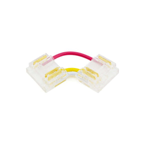 G.W.S LED Wholesale Strip Connectors Quick Fit Solderless L Shape Corner Connector For DC LED Strip Lights