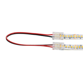 G.W.S LED Wholesale Strip Connectors SMD / 10mm / 2 Pin Single Colour 2 End Wire Cable For DC LED Strip Lights, Pack of 5