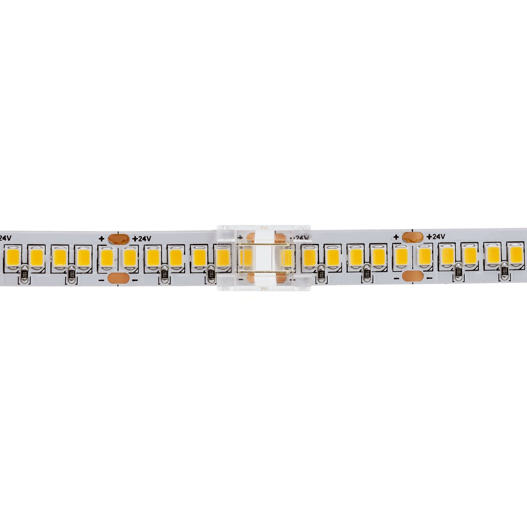 G.W.S LED Wholesale Strip Connectors SMD / 10mm / 2 Pin Single Colour Strip to Strip Straight Connector For DC LED Strip Lights, Pack of 5