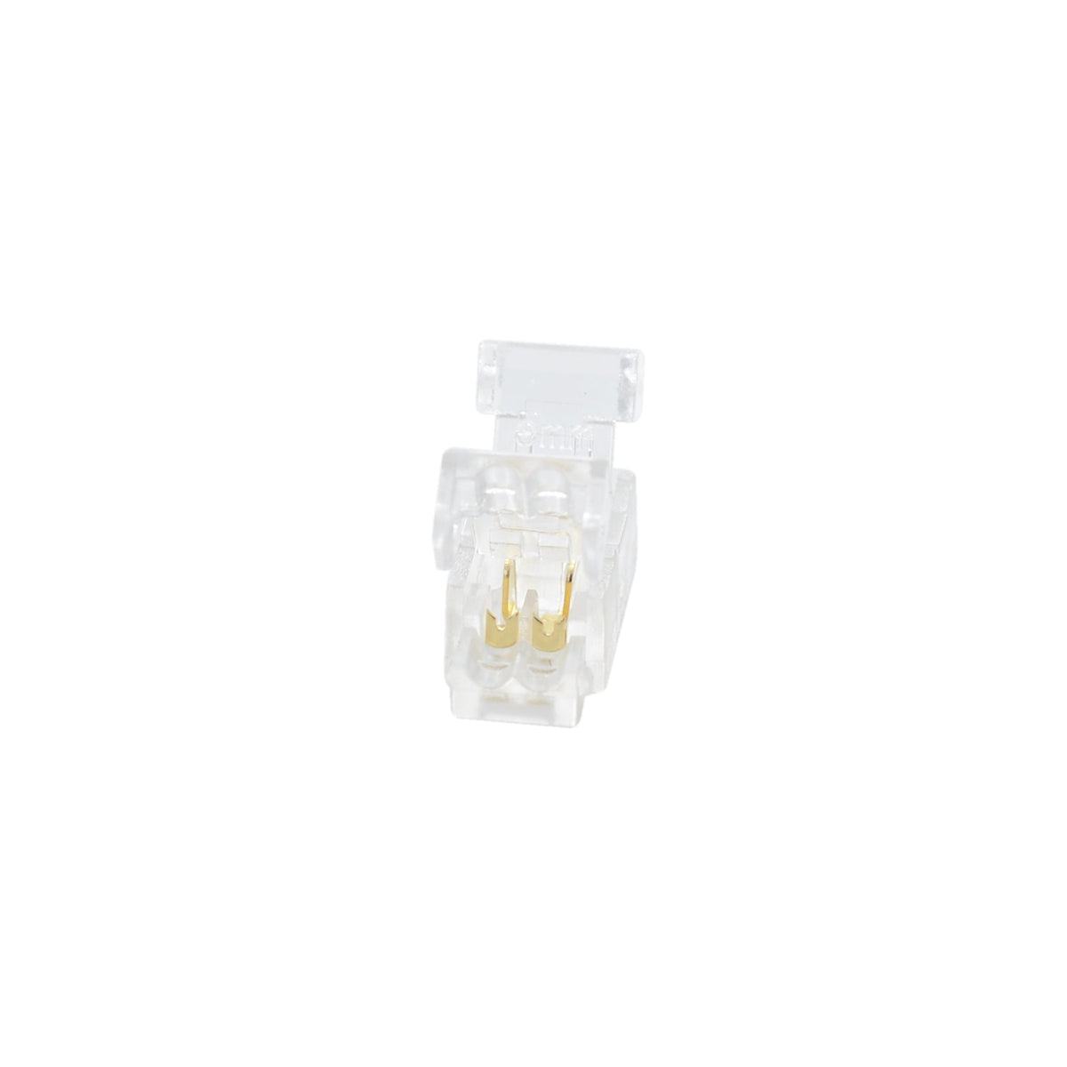 G.W.S LED Wholesale Strip Connectors Strip to Wire Straight Connector For DC LED Strip Lights, Pack of 5