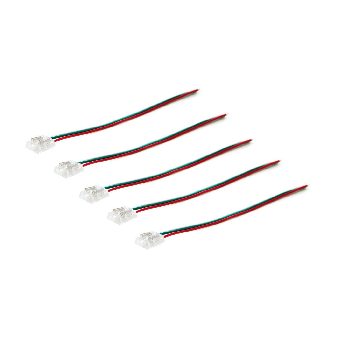 G.W.S LED Wholesale Strip Connectors 10mm / 5 3 Pin 1 End Wire Connector For Pixel LED COB Strip Lights